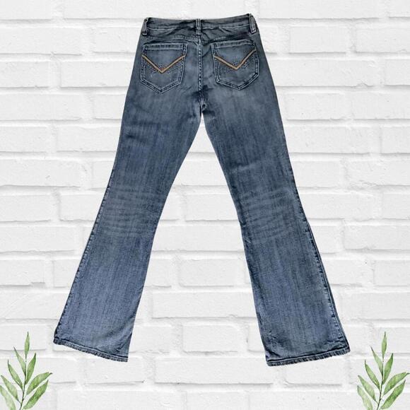 IDYLLWIND Women's Boot Cut Flared Blue Denim Size 4 - Picture 4 of 15